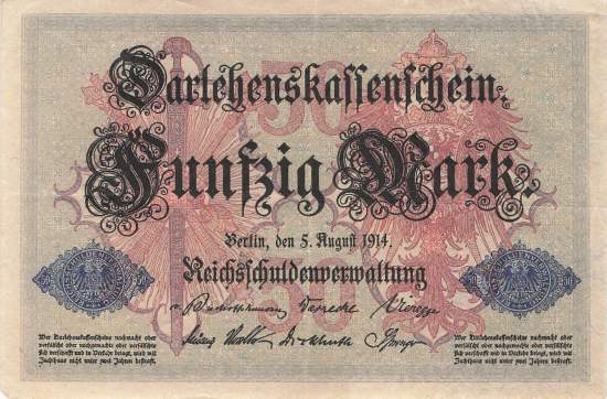 50 Mark 1914 ro.50b D